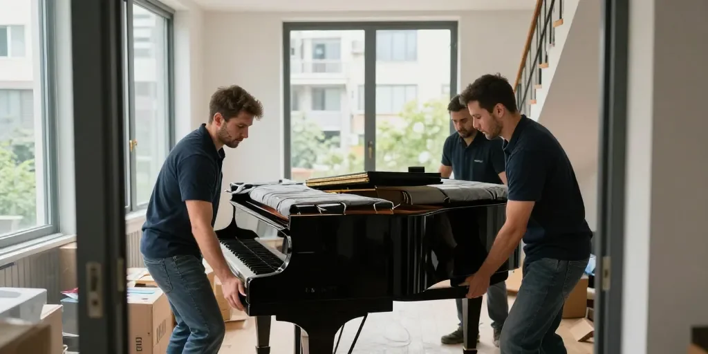 Déménagement piano longue distance : les vrais coûts cachés que personne n'ose avouer