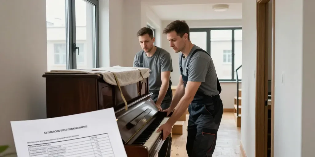 Tarif déménagement piano droit : ce que les devis ne vous disent pas